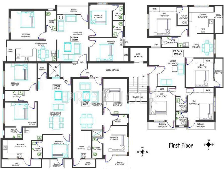 Images for Cluster Plan of VJS Associates Kumaran Ousadhaa