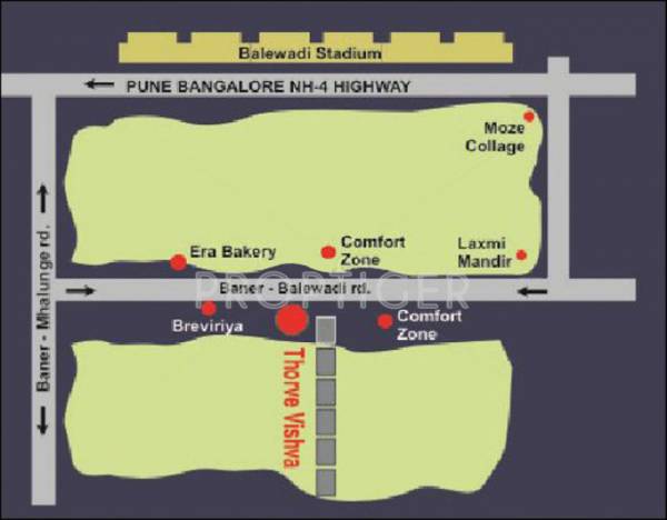 Images for Location Plan of Vishva Thorve Vishva