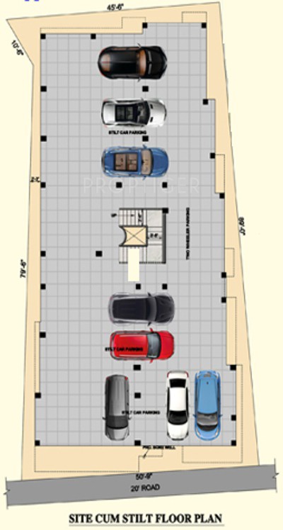 Images for Cluster Plan of Hitech GKM Flats