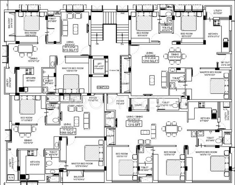 Images for Cluster Plan of VJS Casa Abri