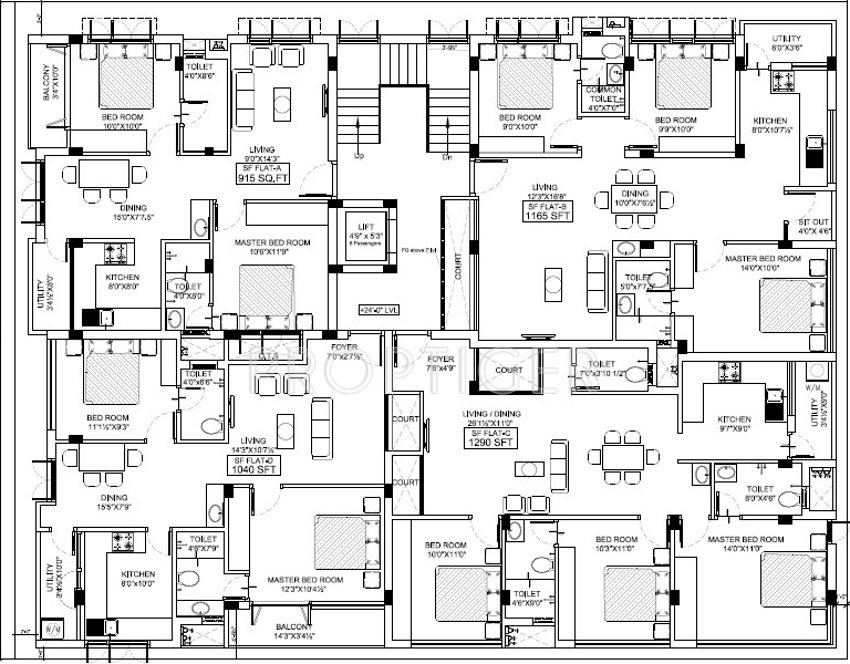 Images for Cluster Plan of VJS Casa Abri