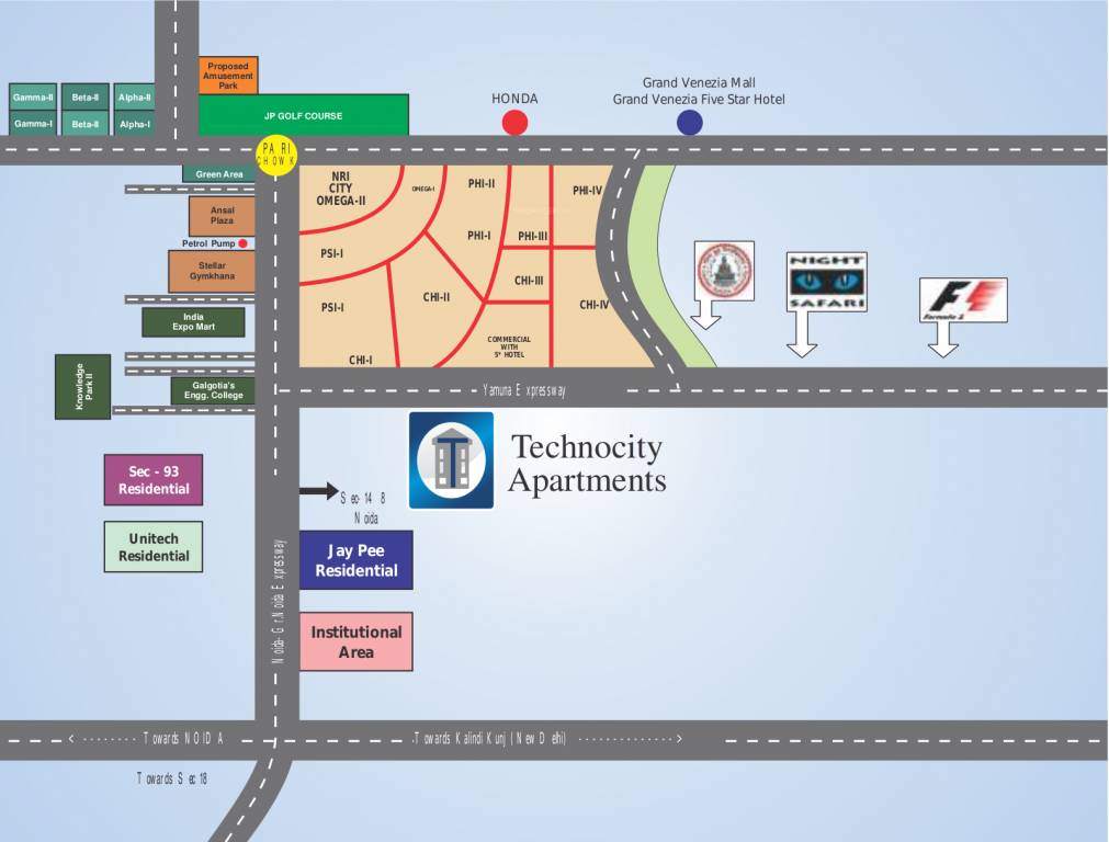  technocity Location Plan