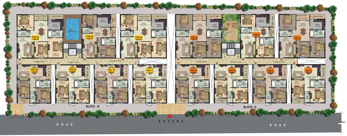  silver woods Images for Cluster Plan of BM Silver Woods