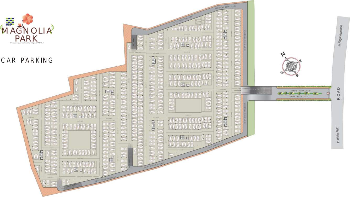  magnolia park Images for Cluster Plan of BM Magnolia Park