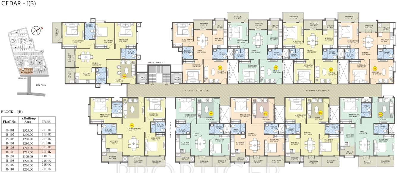  magnolia park Images for Cluster Plan of BM Magnolia Park