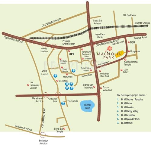 Images for Location Plan of BM Magnolia Park magnolia-park Images for Location Plan of BM Magnolia Park