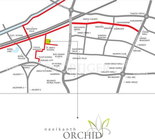  neelkanth-orchid Images for Location Plan of Dharmadev Neelkanth Orchid
