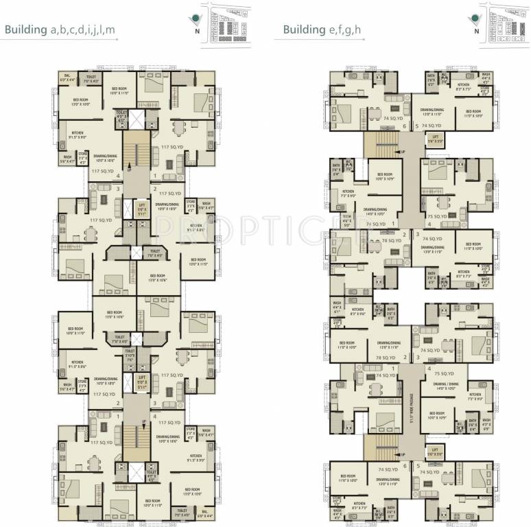 Images for Cluster Plan of Sangani Samruddhi Residency