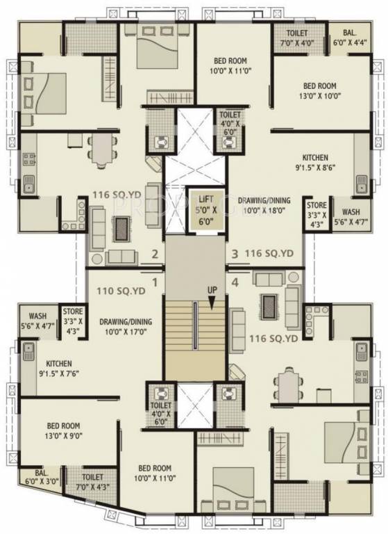 Images for Cluster Plan of Sangani Samruddhi Residency