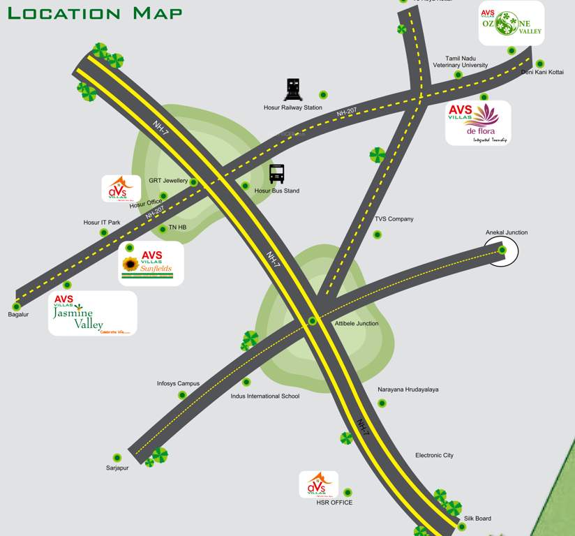 de flora Images for Location Plan of AVS De Flora