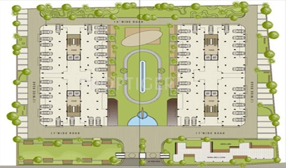 neelkanth elegance Images for Cluster Plan of Dharmadev Neelkanth Elegance