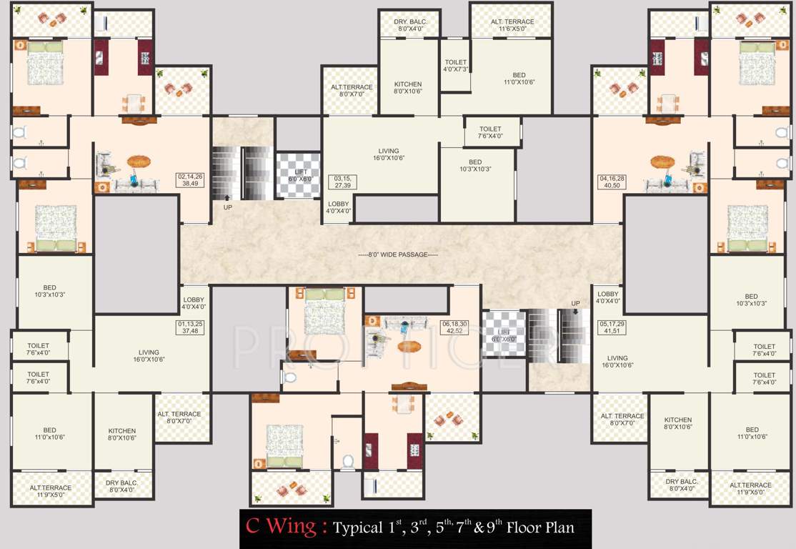  empire Images for Cluster Plan of Bhondve Empire