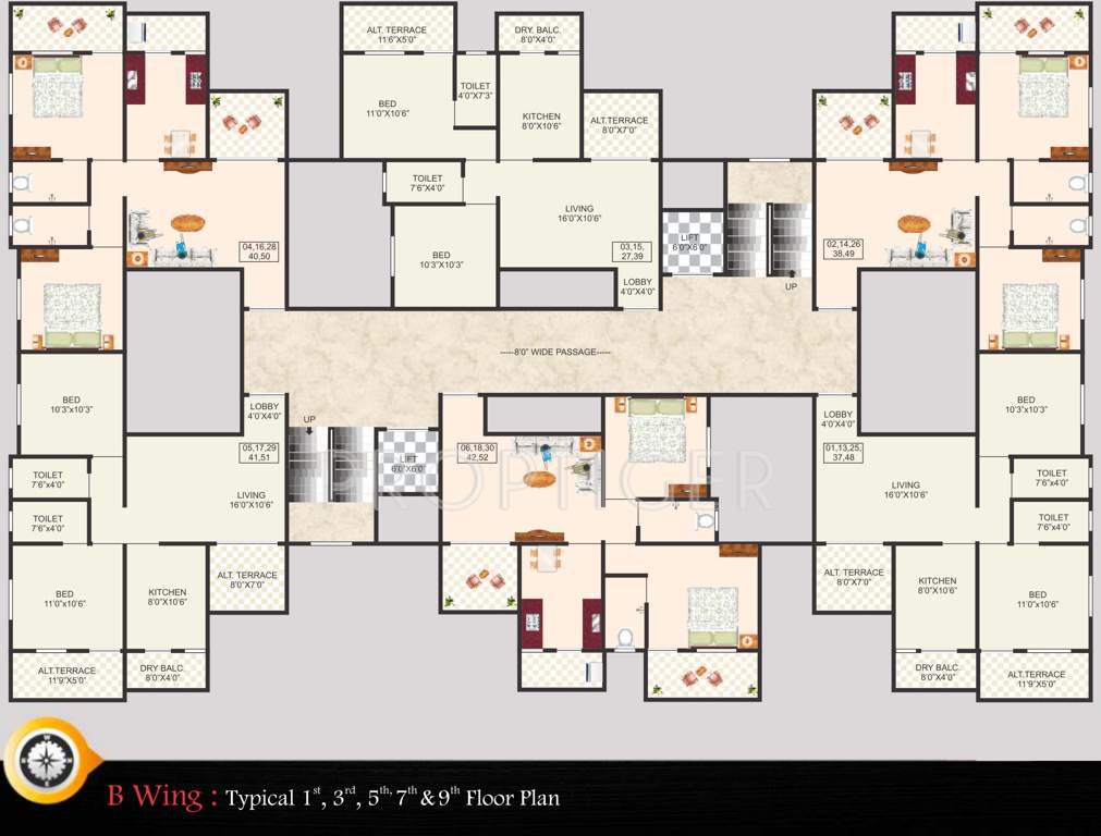  empire Images for Cluster Plan of Bhondve Empire