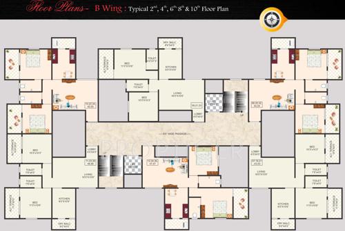  empire Images for Cluster Plan of Bhondve Empire