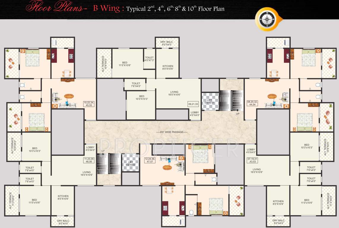  empire Images for Cluster Plan of Bhondve Empire