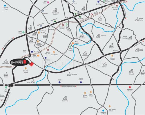  empire Images for Location Plan of Bhondve Empire