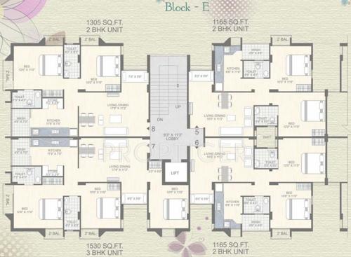  smarana-apartments Images for Cluster Plan of Bakeri Smarana Apartments