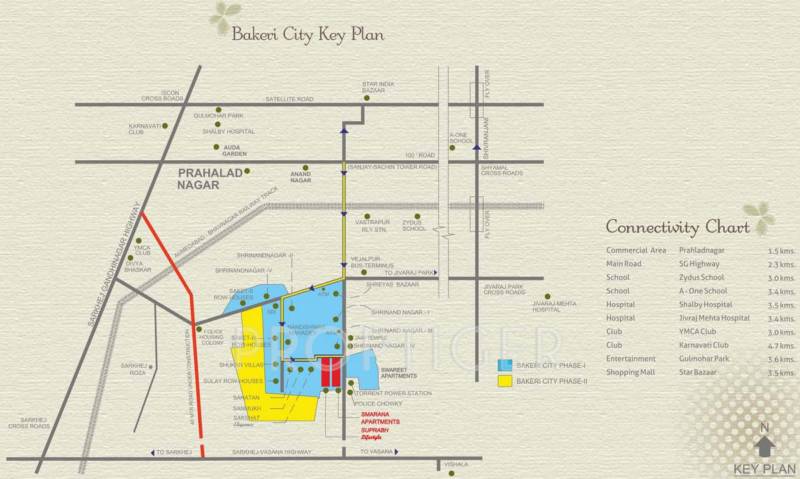 Images for Location Plan of Bakeri Group Smarana Apartments