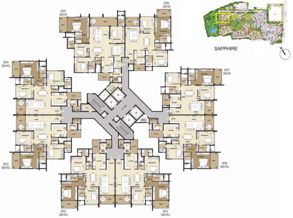  park west Images for Cluster Plan of Shapoorji Pallonji ParkWest