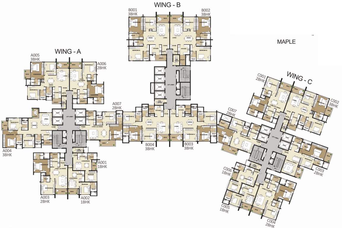  park west Images for Cluster Plan of Shapoorji Pallonji ParkWest