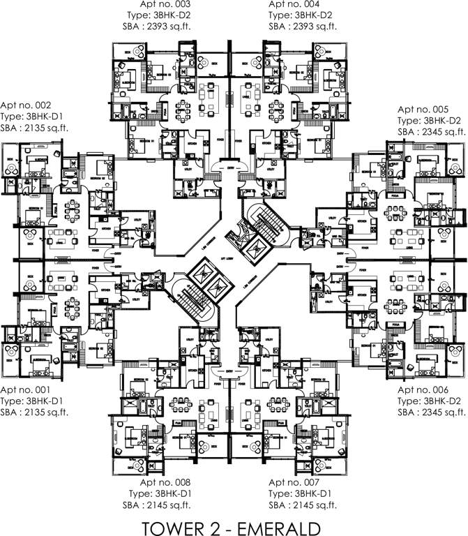  park west Images for Cluster Plan of Shapoorji Pallonji ParkWest