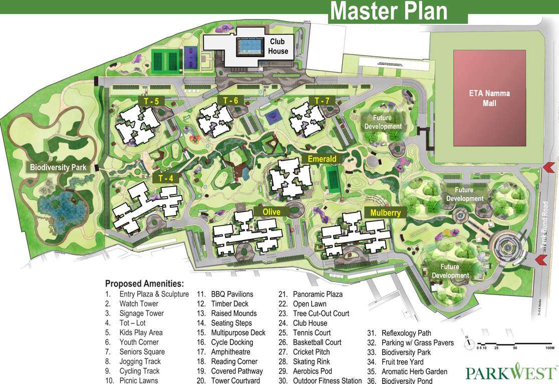  park west Images for Master Plan of Shapoorji Pallonji ParkWest
