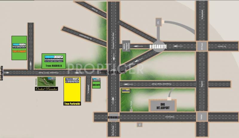 Images for Location Plan of Transcity Trans Prakruthi