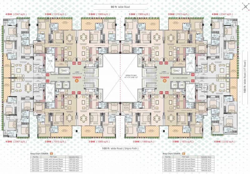 Images for Cluster Plan of Adarsh Sky Terraces