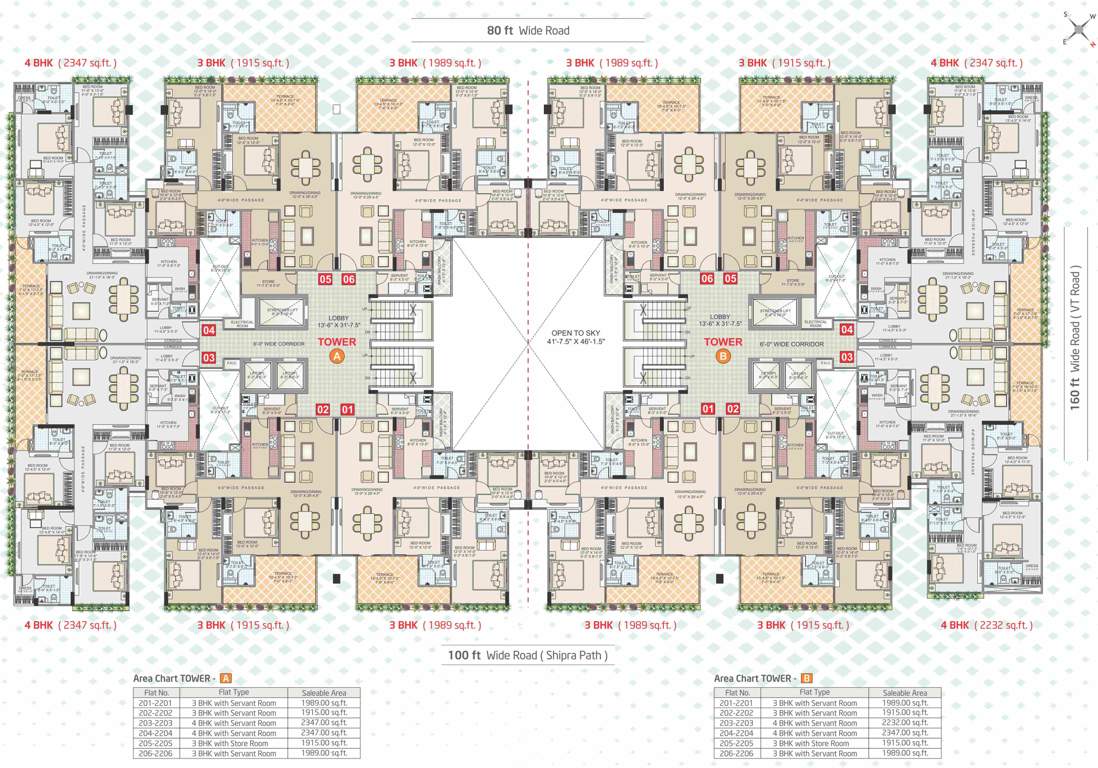  sky terraces Images for Cluster Plan of Adarsh Sky Terraces
