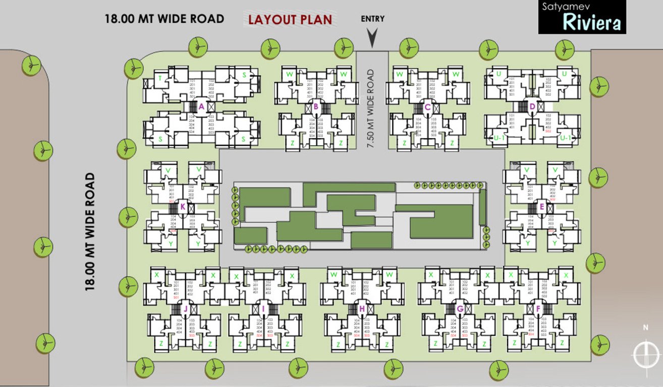 Images for Layout Plan of Shree Gayatri Satyamev Riveria