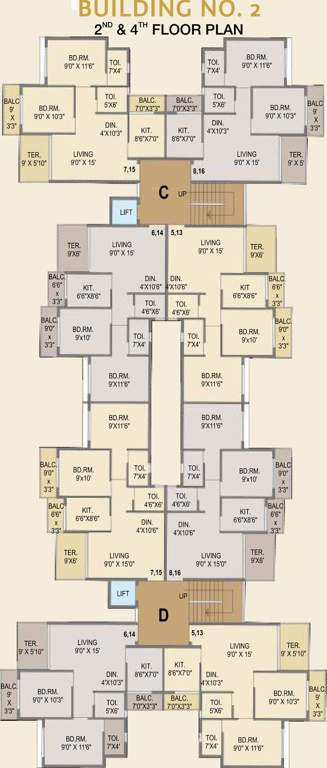 Images for Cluster Plan of Siddhivinayak Garima