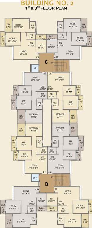 Images for Cluster Plan of Siddhivinayak Garima