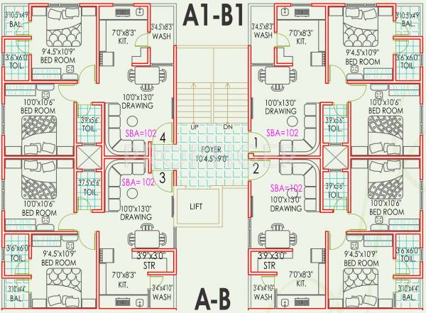 Images for Cluster Plan of Art Shree Vishnu Dhara Homes