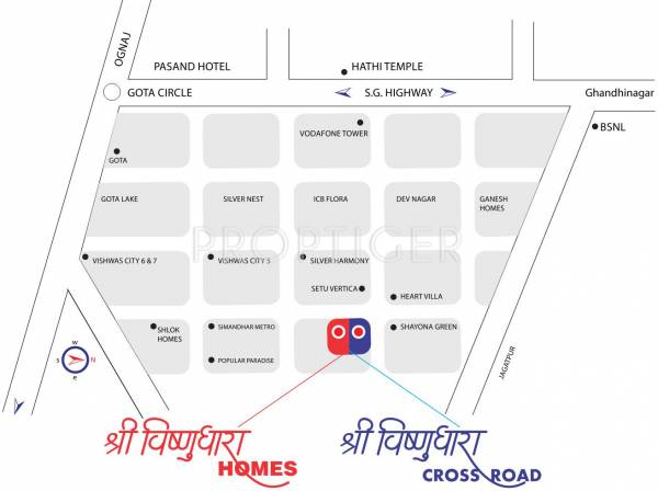 Images for Location Plan of Art Shree Vishnu Dhara Homes