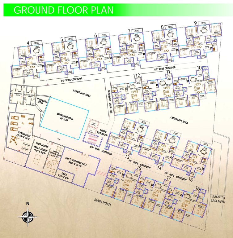 Images for Cluster Plan of Aaspire Meadows