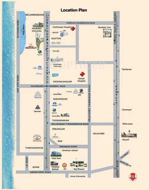  amalfi Images for Location Plan of Hiranandani Amalfi