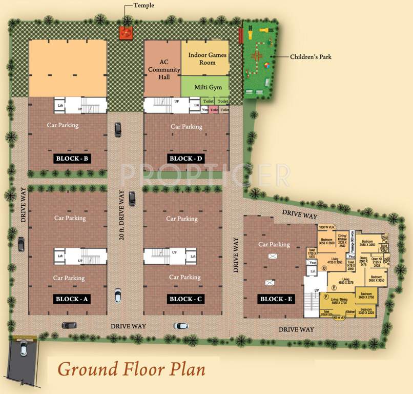  north view Images for Cluster Plan of Bhawani North View