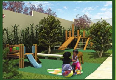 Children's play area north-view Children's play area