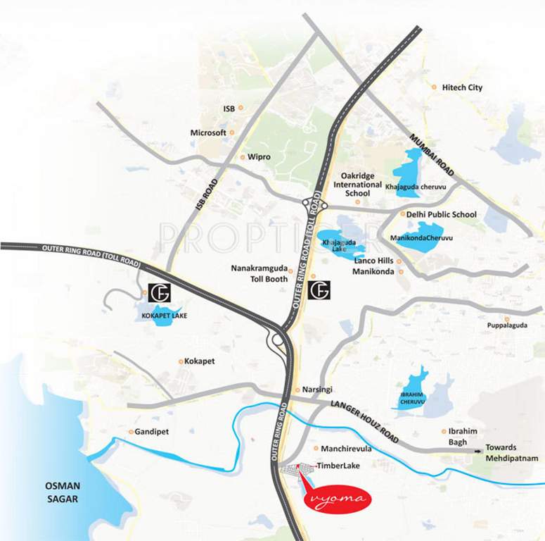  vyoma Images for Location Plan of GoldFish Vyoma