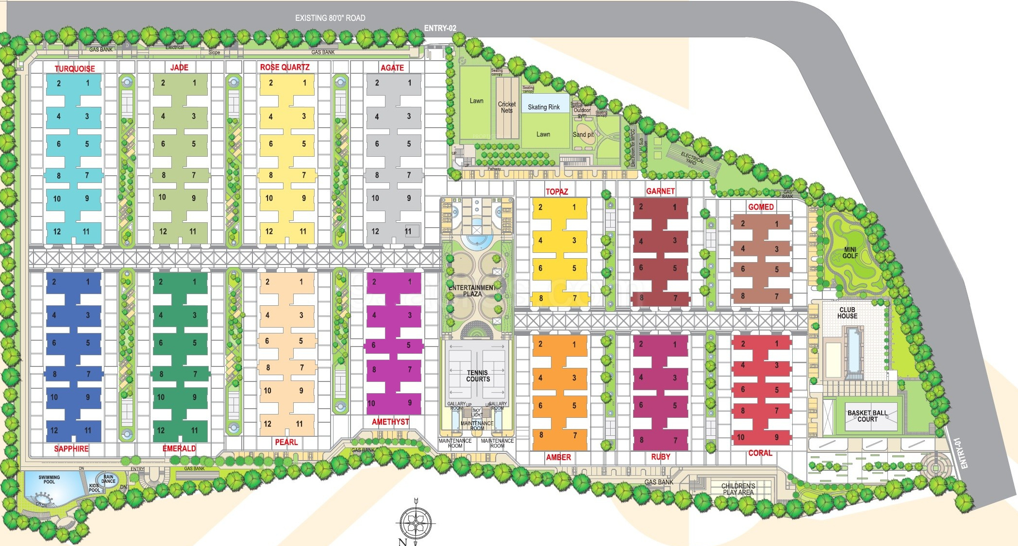 My Home Jewel In Chandanagar Hyderabad Location Map Floor My Home Jewel Sample Flatsample Flat