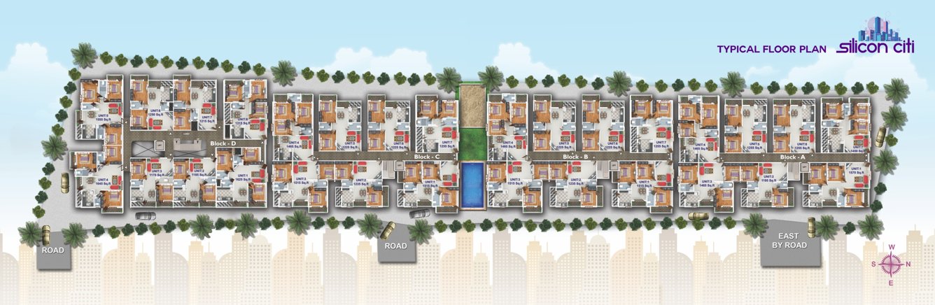  silicon citi Block A Cluster Plan