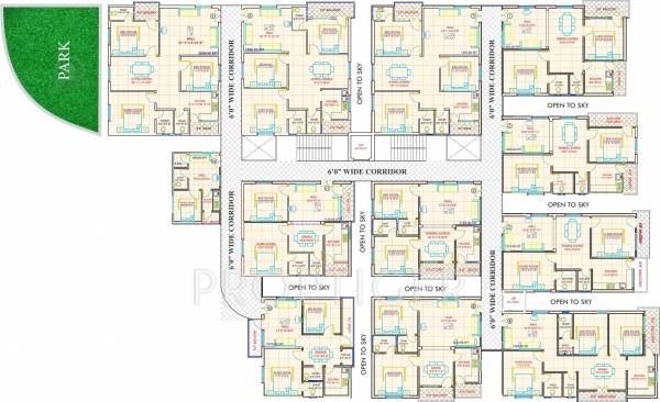  bliss-lands Bliss Lands Cluster Plan for Typical Floor