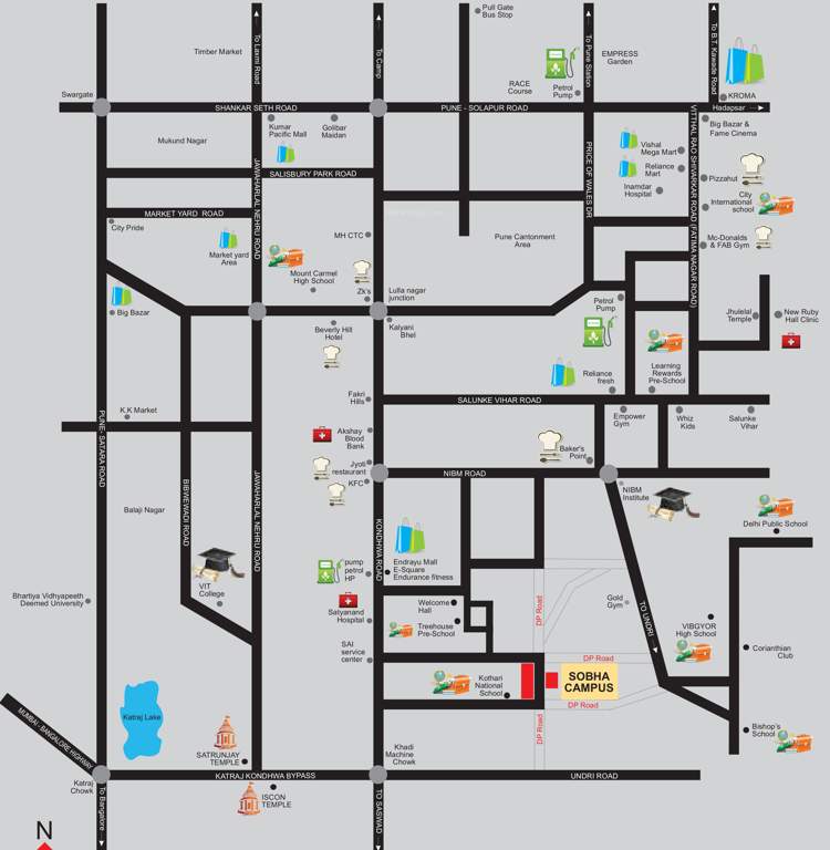 Images for Location Plan of Sobha Sobha Orion Block 3