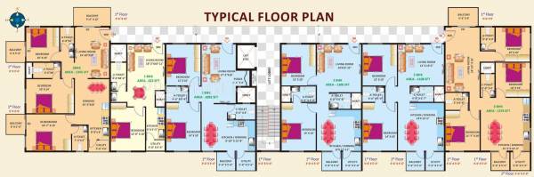 Images for Cluster Plan of Sri Mitra Builders Spring Woods