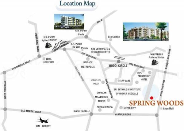 Images for Location Plan of Sri Mitra Builders Spring Woods