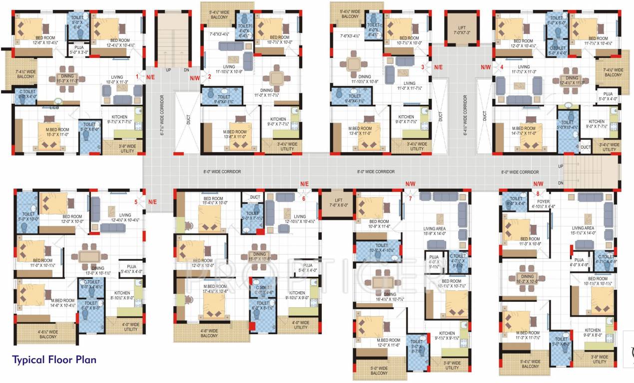Images for Cluster Plan of Lore Asvasidh Towers