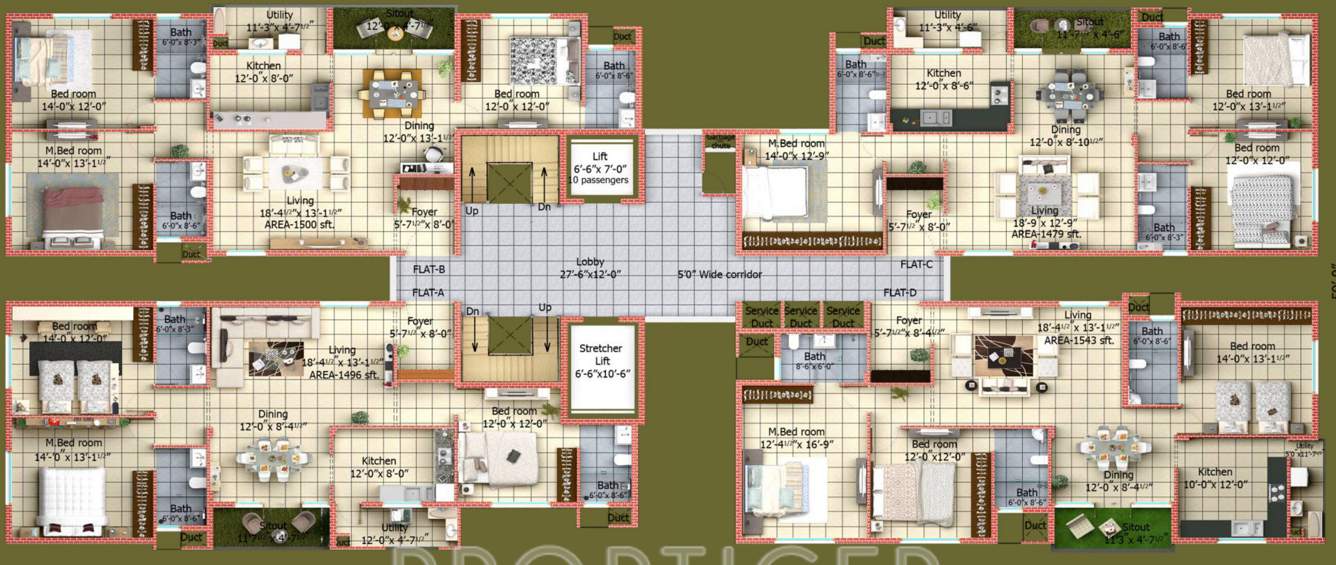  tuxedo elite Images for Cluster Plan of Greata Masken Heights