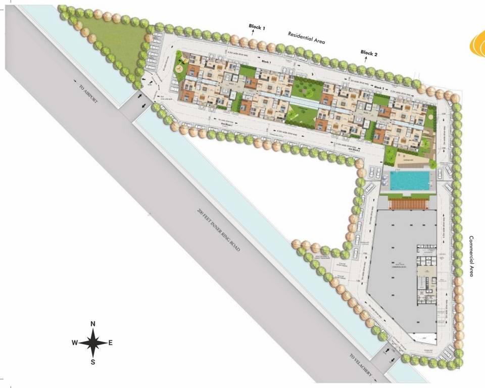  tuxedo elite Tower 1 Cluster Plan