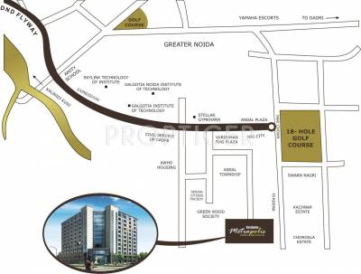 Vardhman Metropolis 1 Location Plan