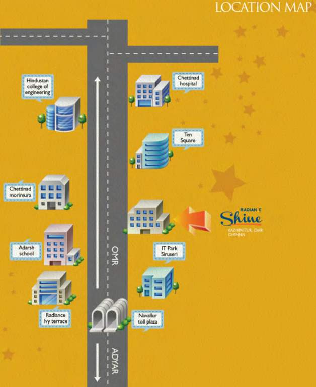  shine Images for Location Plan of Radiance Shine